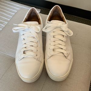 Frye Ivy Low Lace Sneakers in White